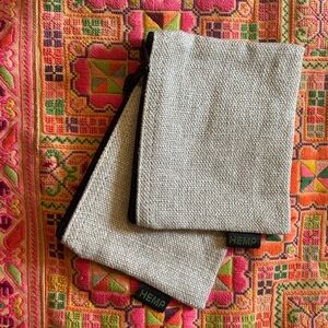 Hemp coin pouch